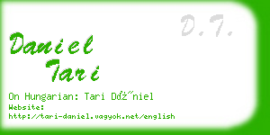 daniel tari business card